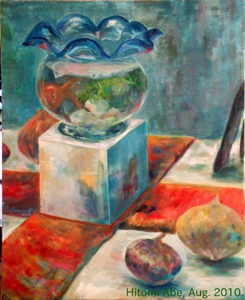 Gold Fish, 2010, oil on canvas,  65.1 x 53.0 cm (F15)